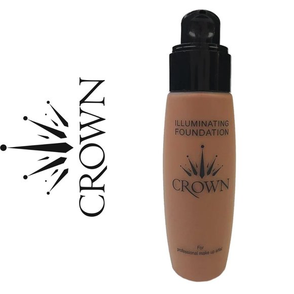 💄CROWN * ILLUMINATING FOUNDATION DARK-COOL💄 - Picture 1 of 4